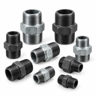Nipluri metalice zincate si negre